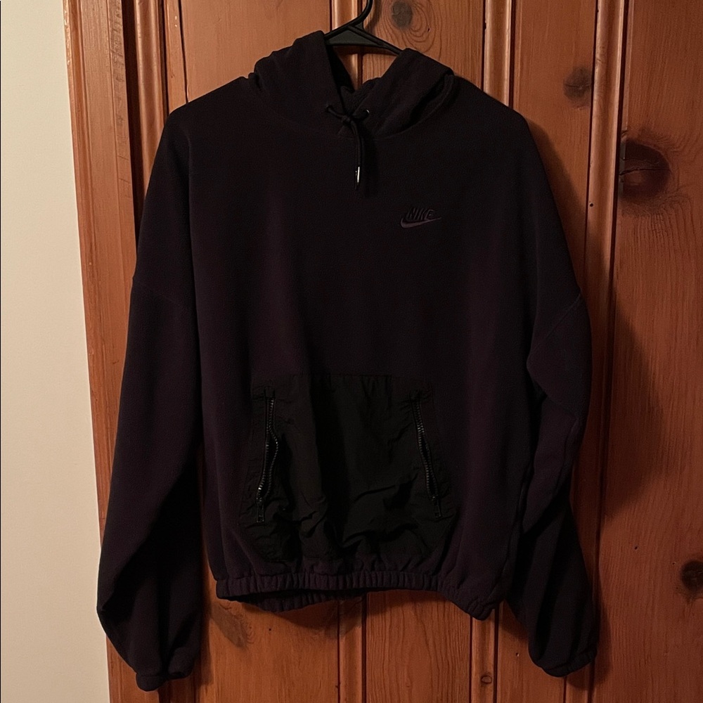Nike Black Hoodie with Front Pocket